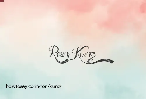 Ron Kunz