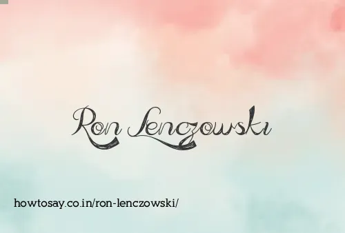 Ron Lenczowski