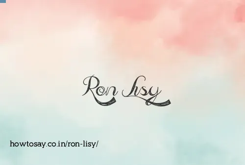 Ron Lisy