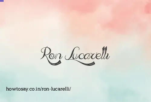 Ron Lucarelli