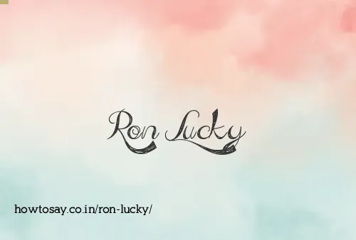 Ron Lucky