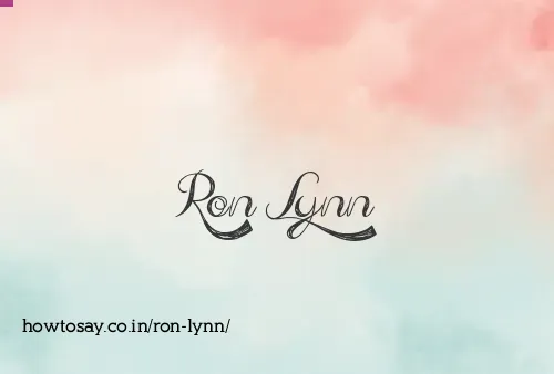 Ron Lynn
