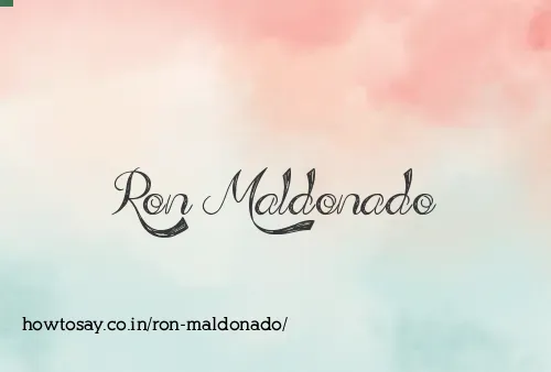 Ron Maldonado