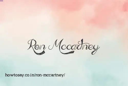 Ron Mccartney
