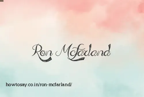 Ron Mcfarland