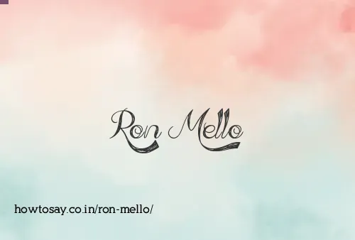 Ron Mello
