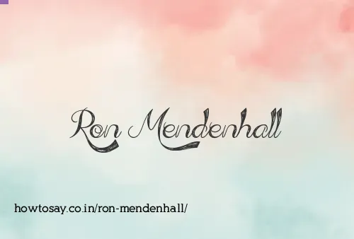 Ron Mendenhall