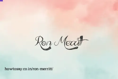 Ron Merritt