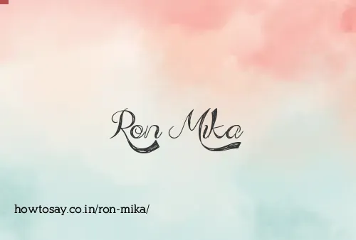 Ron Mika
