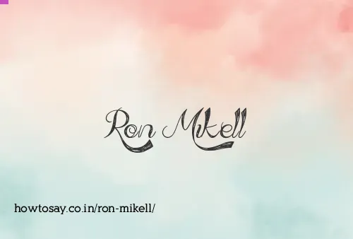 Ron Mikell