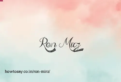 Ron Mirz