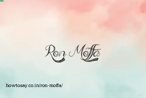 Ron Moffa