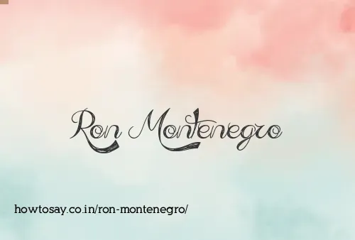 Ron Montenegro