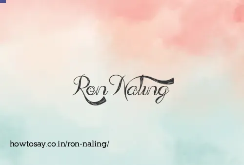 Ron Naling