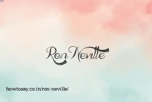 Ron Neville