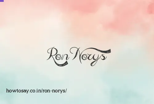 Ron Norys