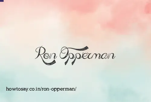 Ron Opperman