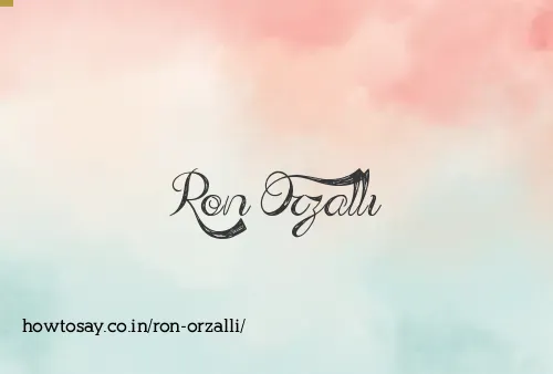 Ron Orzalli