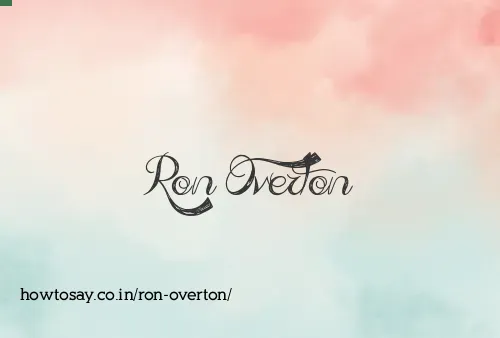 Ron Overton