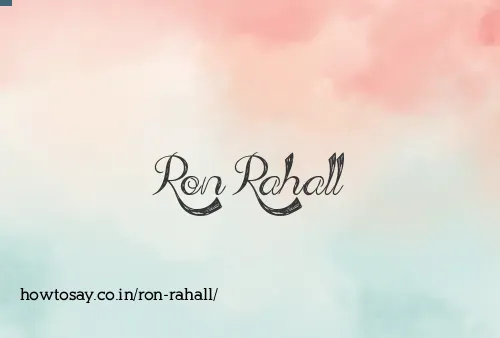 Ron Rahall