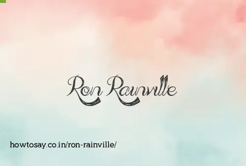 Ron Rainville