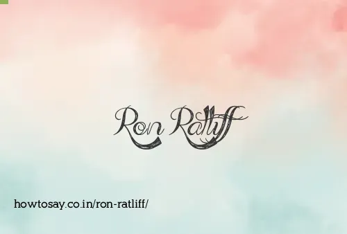 Ron Ratliff