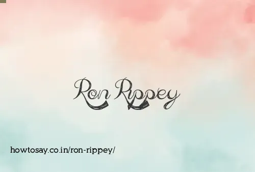 Ron Rippey
