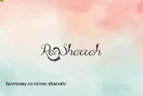 Ron Sharrah