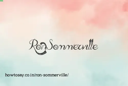 Ron Sommerville
