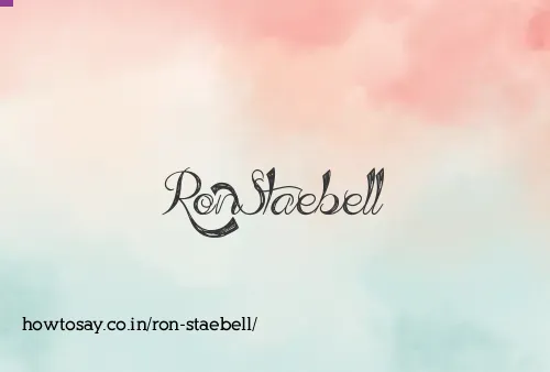 Ron Staebell
