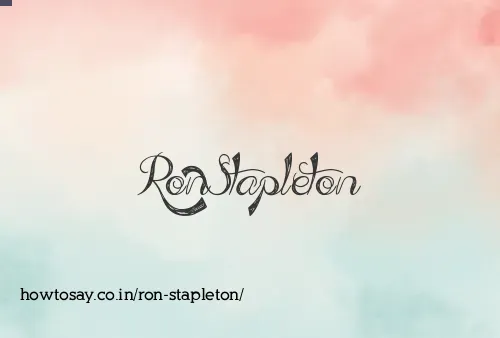 Ron Stapleton