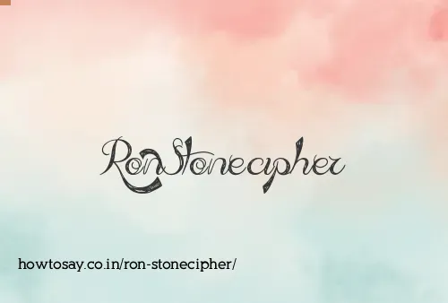 Ron Stonecipher