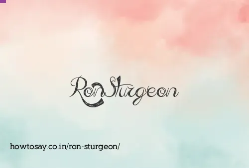 Ron Sturgeon