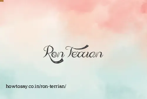 Ron Terrian