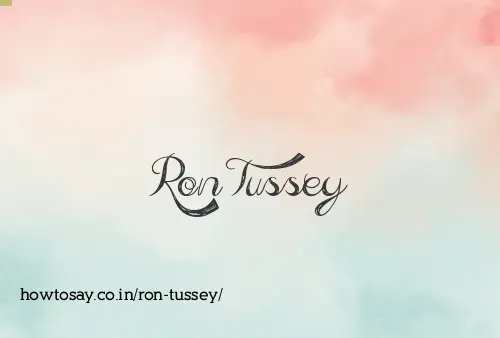 Ron Tussey