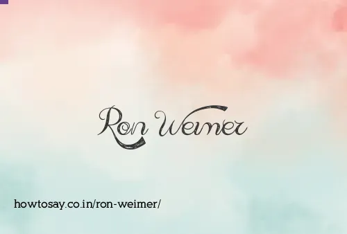Ron Weimer