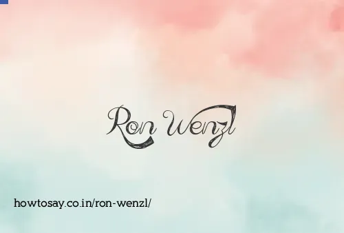 Ron Wenzl