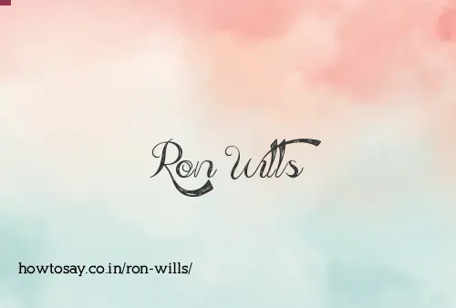 Ron Wills