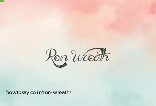 Ron Wreath