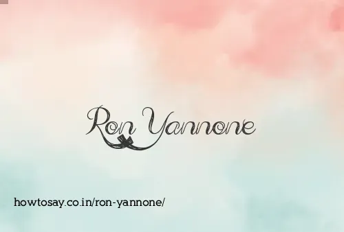Ron Yannone