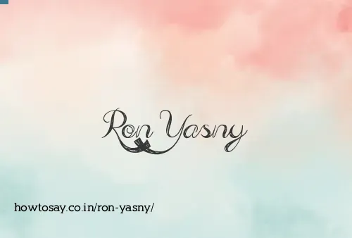 Ron Yasny