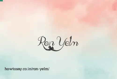 Ron Yelm