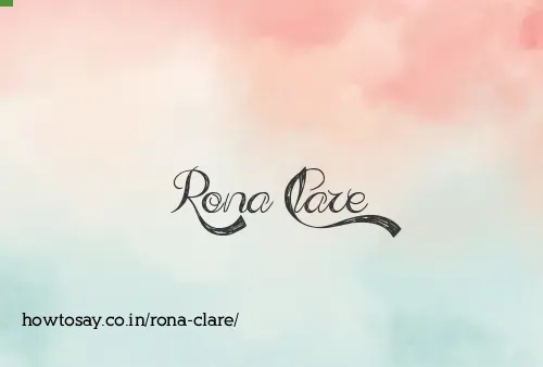 Rona Clare