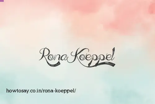 Rona Koeppel