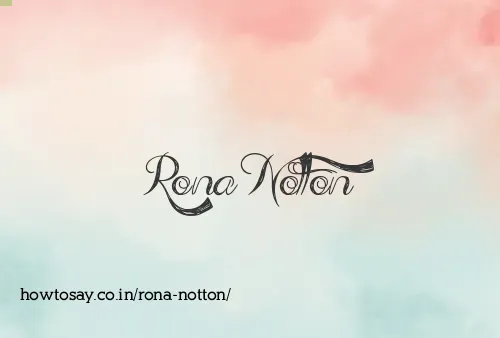 Rona Notton