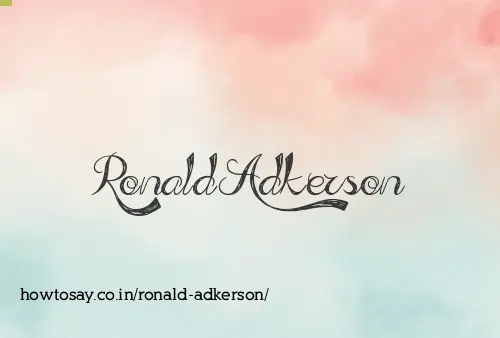 Ronald Adkerson