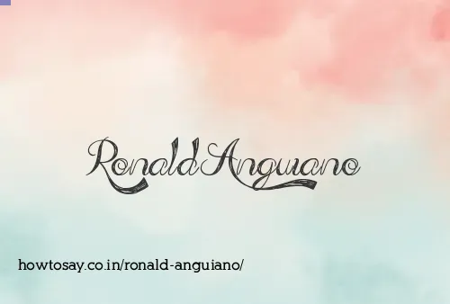 Ronald Anguiano
