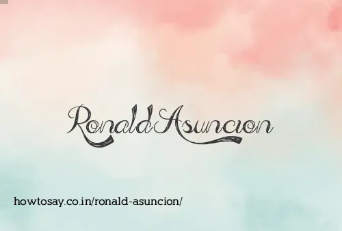 Ronald Asuncion