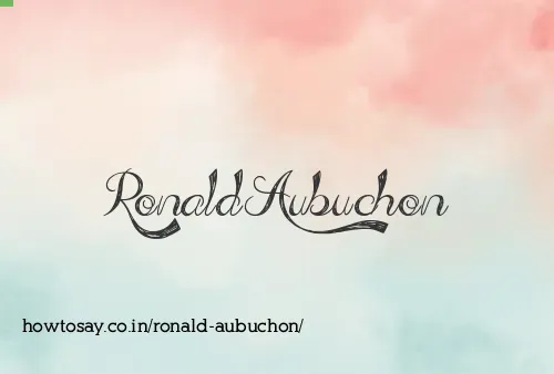 Ronald Aubuchon