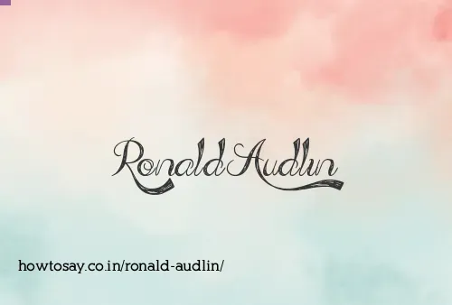 Ronald Audlin